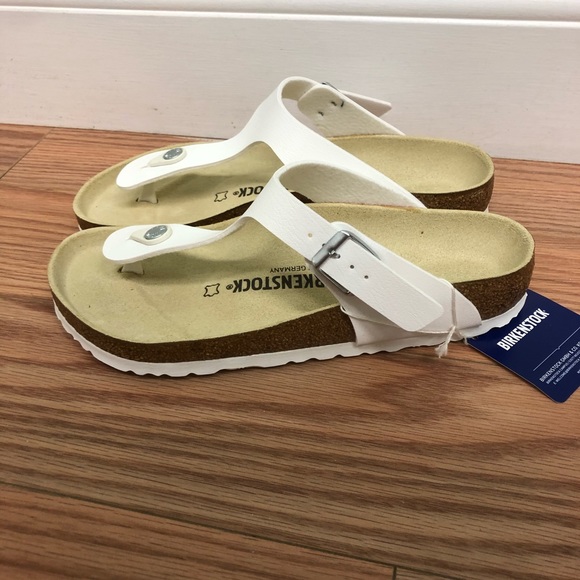 Birkenstock | Women's Gizeh Sandals | White | Various Sizes - Picture 2 of 3